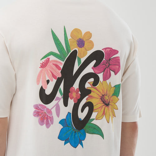 Tricou New Era Floral Graphic Open Oversized