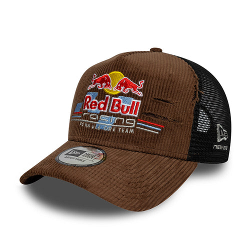 Sapca New Era 9Forty Distressed Cord Red Bull F1 Reglabila
