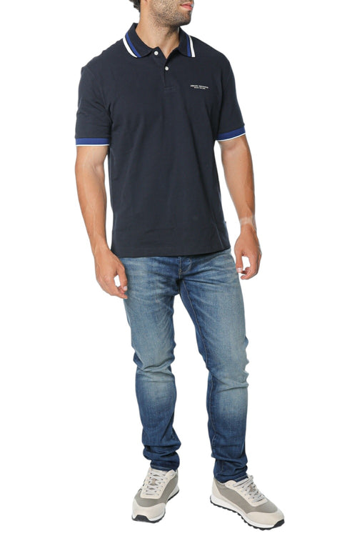 Tricou polo Armani Exchange