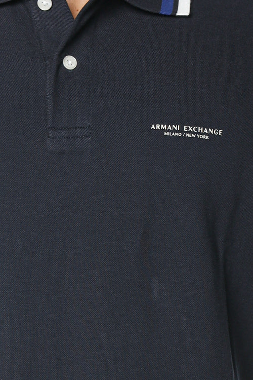 Tricou polo Armani Exchange
