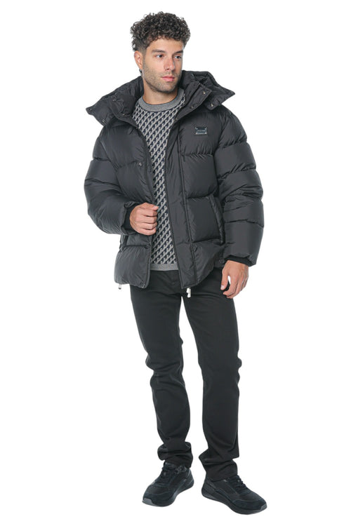 Jacheta de puf Emporio Armani