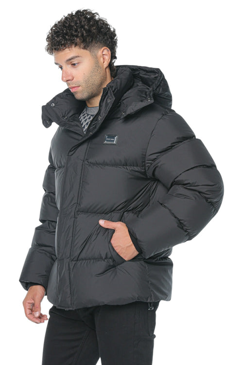 Jacheta de puf Emporio Armani