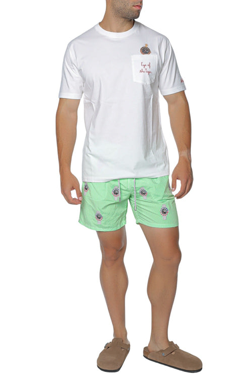 Short de baie MC2 Saint Barth Gustavia Embroidery
