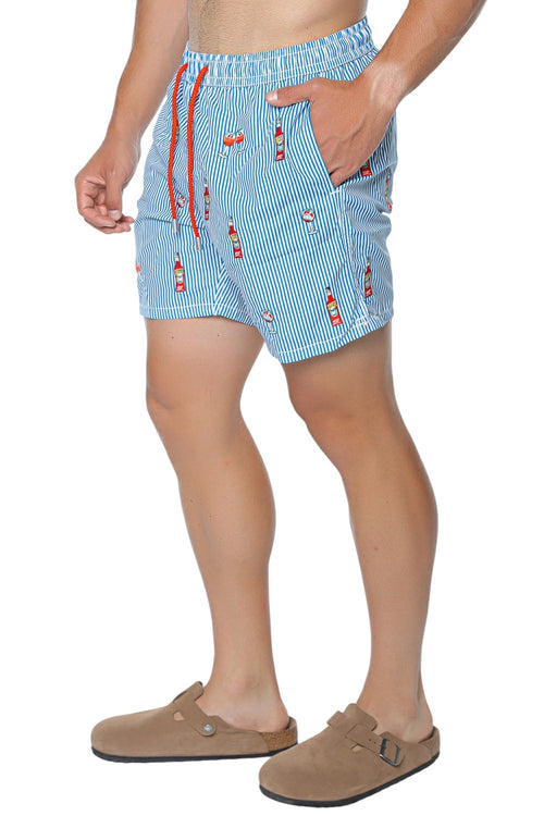 Short de baie MC2 Saint Barth Gustavia Embroidery