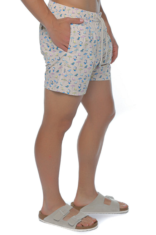 Short de baie Mc2 Saint Barth Lighting Micro Fantasy