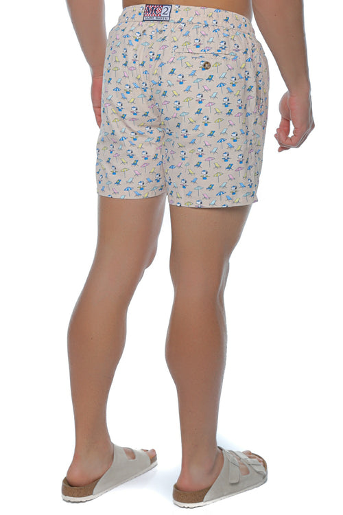 Short de baie Mc2 Saint Barth Lighting Micro Fantasy