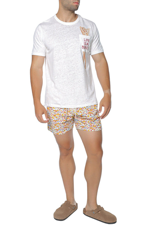 Short de baie MC2 Saint Barth Lighting Micro Fantasy