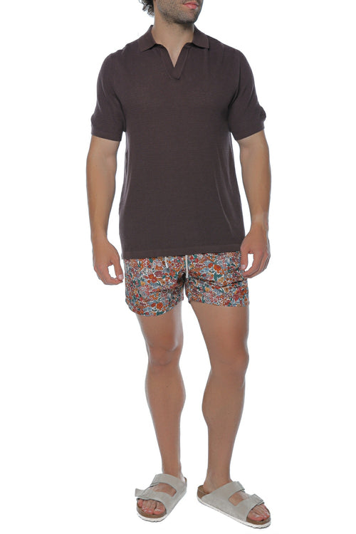 Short de baie Mc2 Saint Barth Lighting Micro Fantasy Verde