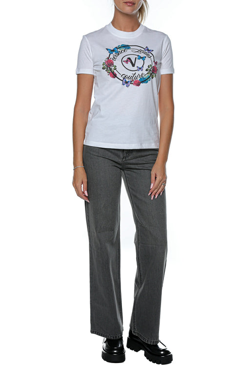 Tricou Versace Jeans Couture R V-Emblem Butterfly