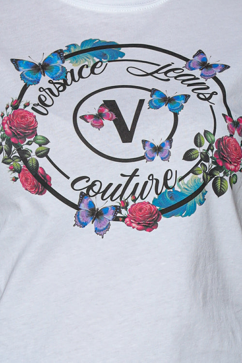 Tricou Versace Jeans Couture R V-Emblem Butterfly