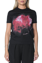 Tricou Versace Jeans Couture R Vjc Blurred Flower