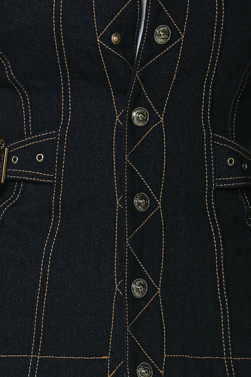 Jacheta denim Versace Jeans Couture