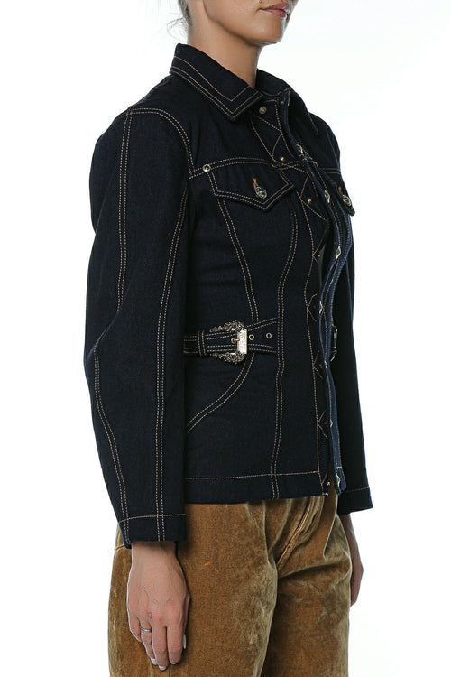 Jacheta denim Versace Jeans Couture