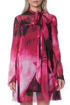Rochie Versace Jeans Couture Tie-Neck Mini