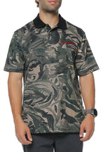 Tricou polo Just Cavalli R Tiger Camo