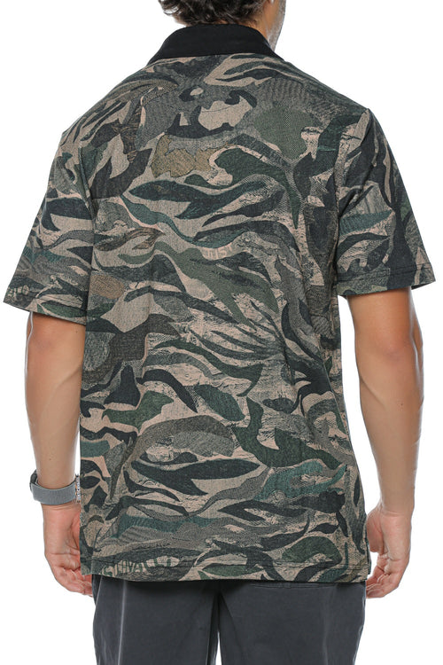 Tricou polo Just Cavalli R Tiger Camo