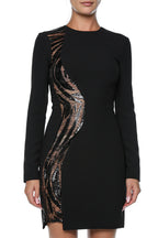 Rochie Just Cavalli Mini Wave Paillettes