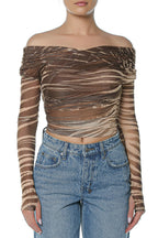 Tricou Just Cavalli Reg Ruffled
