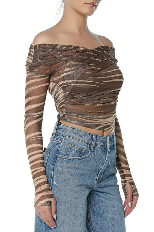 Tricou Just Cavalli Reg Ruffled