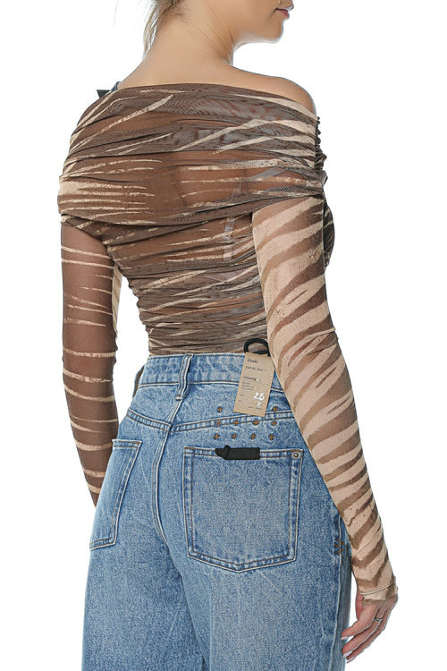Tricou Just Cavalli Reg Ruffled