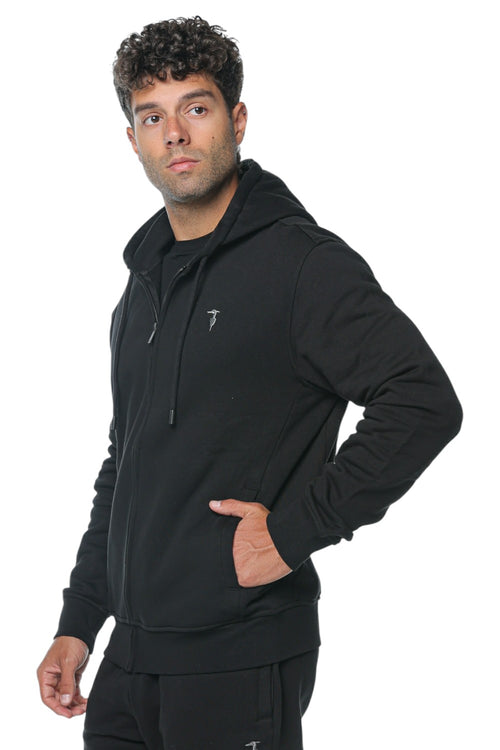 Hanorac Trussardi Essential Levriero Fullzip Sweatshirt - Brushed Fleece