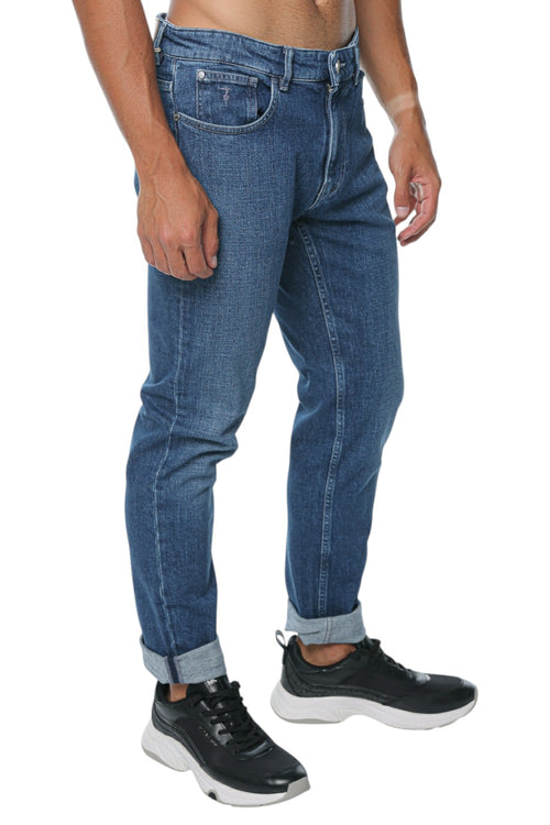 Jeans Trussardi 5 Pocket 370 Close - Sw+Chemical Denim