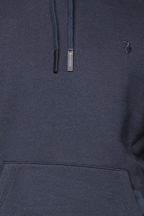 Hanorac Trussardi Hoodie - Essential Levriero - Diagonal French Terry