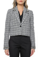 Jacheta KARL LAGERFELD Embellished Boucle