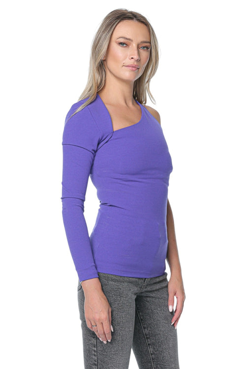 Bluza KARL LAGERFELD Assymetric Jersey Party