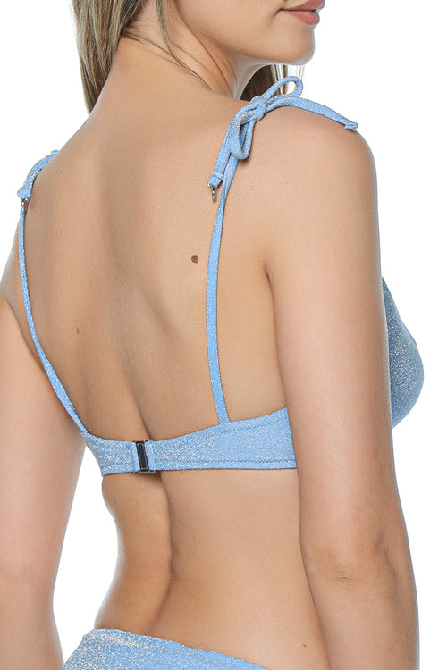 Sutien de baie Karl Lagerfeld Signature Lurex Underwire