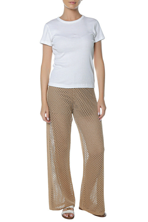 Pantaloni Karl Lagerfeld Crochet Knit