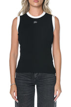 Top Karl Lagerfeld Contrast Knit