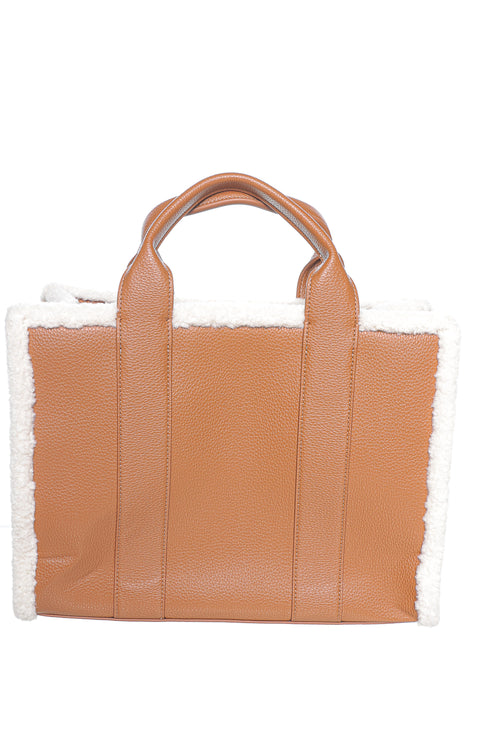 Geanta Karl Lagerfeld K/Rsg Md Square Tote Shearling