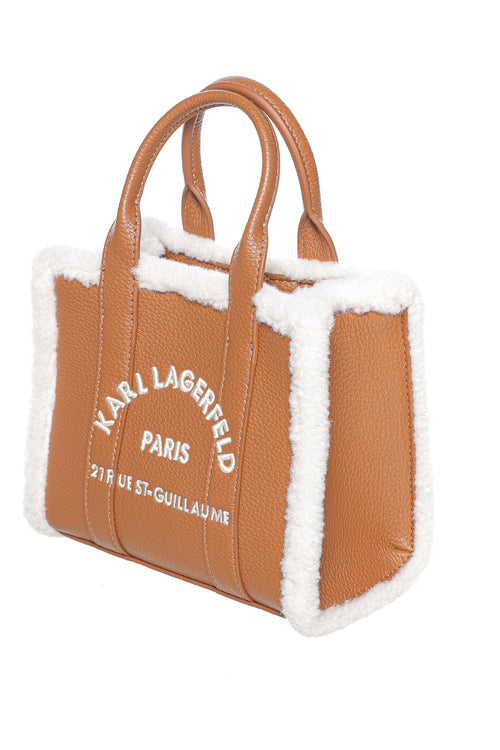 Geanta Karl Lagerfeld K/Rsg Mn Square Tote Shearling