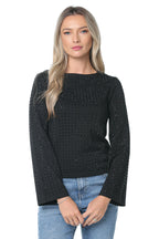 Pulover Karl Lagerfeld Embellished Negru
