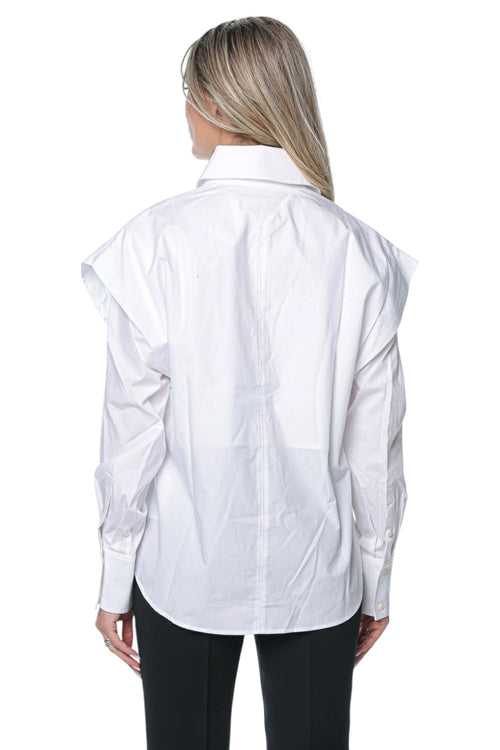 Camasa Karl Lagerfeld Shoulder Detail Poplin