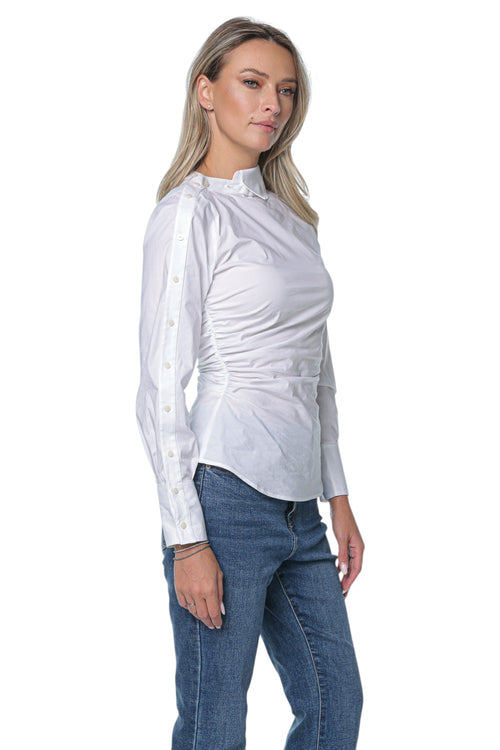 Camasa Karl Lagerfeld Asymmetric Poplin