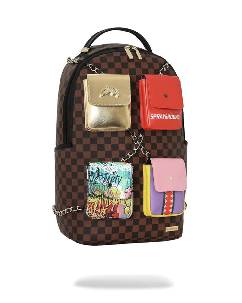 Rucsac Sprayground Hanging Pockets Mix Up