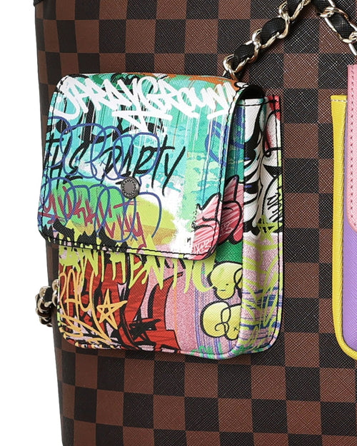 Rucsac Sprayground Hanging Pockets Mix Up