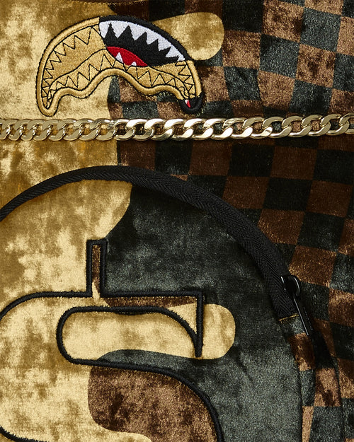 Rucsac Sprayground Sharks In Paris Gold Drip Moneybear