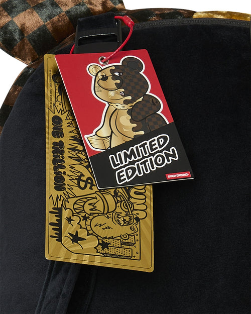 Rucsac Sprayground Sharks In Paris Gold Drip Moneybear