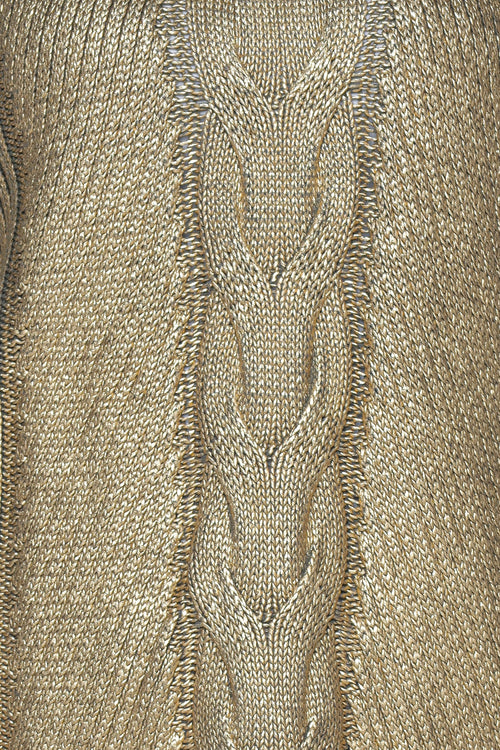Pulover ONETEASPOON Gold Foil Cable Spine