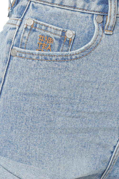 Pantaloni Scurti ONETEASPOON Hendrixe Bandits High Waist