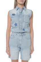 Salopeta ONETEASPOON Soft Blue Star Jackson
