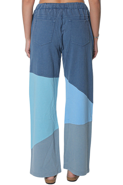 Pantaloni sport One Teaspoon Patchwork Wide Leg Fleece