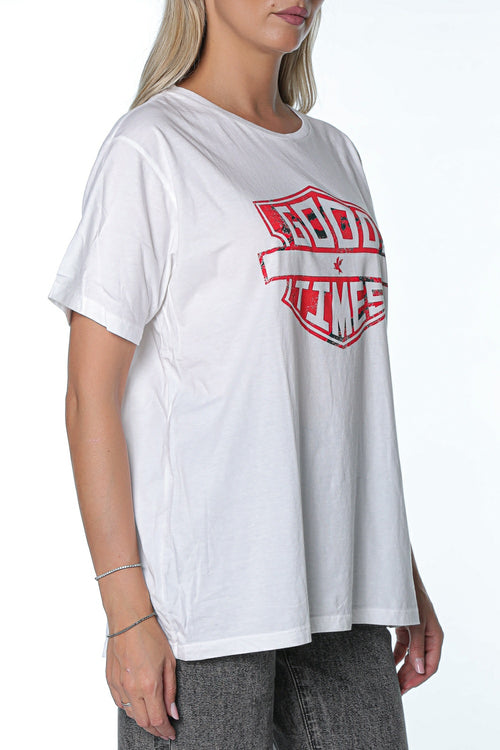 Tricou One Teaspoon Flacks Ss Relaxed Fit Stripe