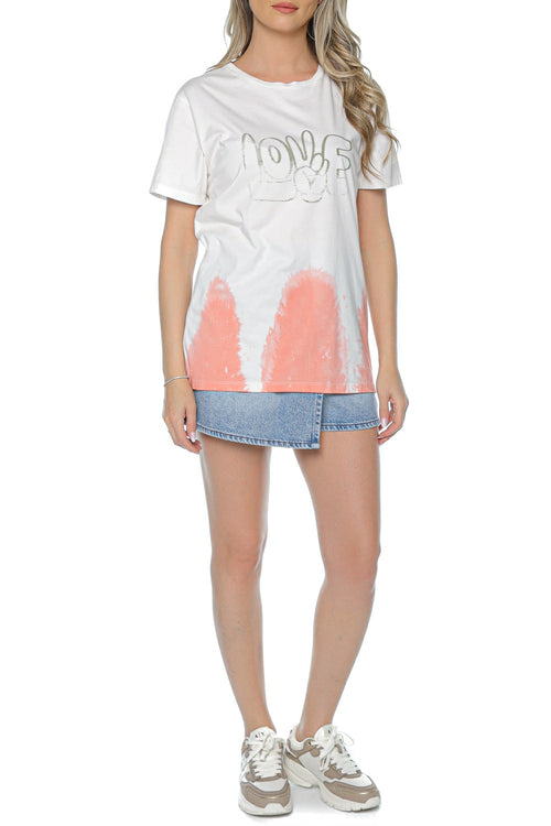 Tricou Oneteaspoon Love Dip Dye Bf