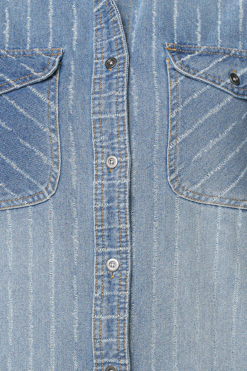 Camasa One Teaspoon Distressed Everyday Denim