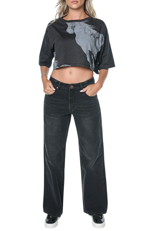 Tricou One Teaspoon Wild Horses Crop