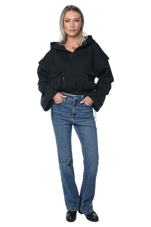 Hanorac One Teaspoon Hoodie Zipoff Sleeve